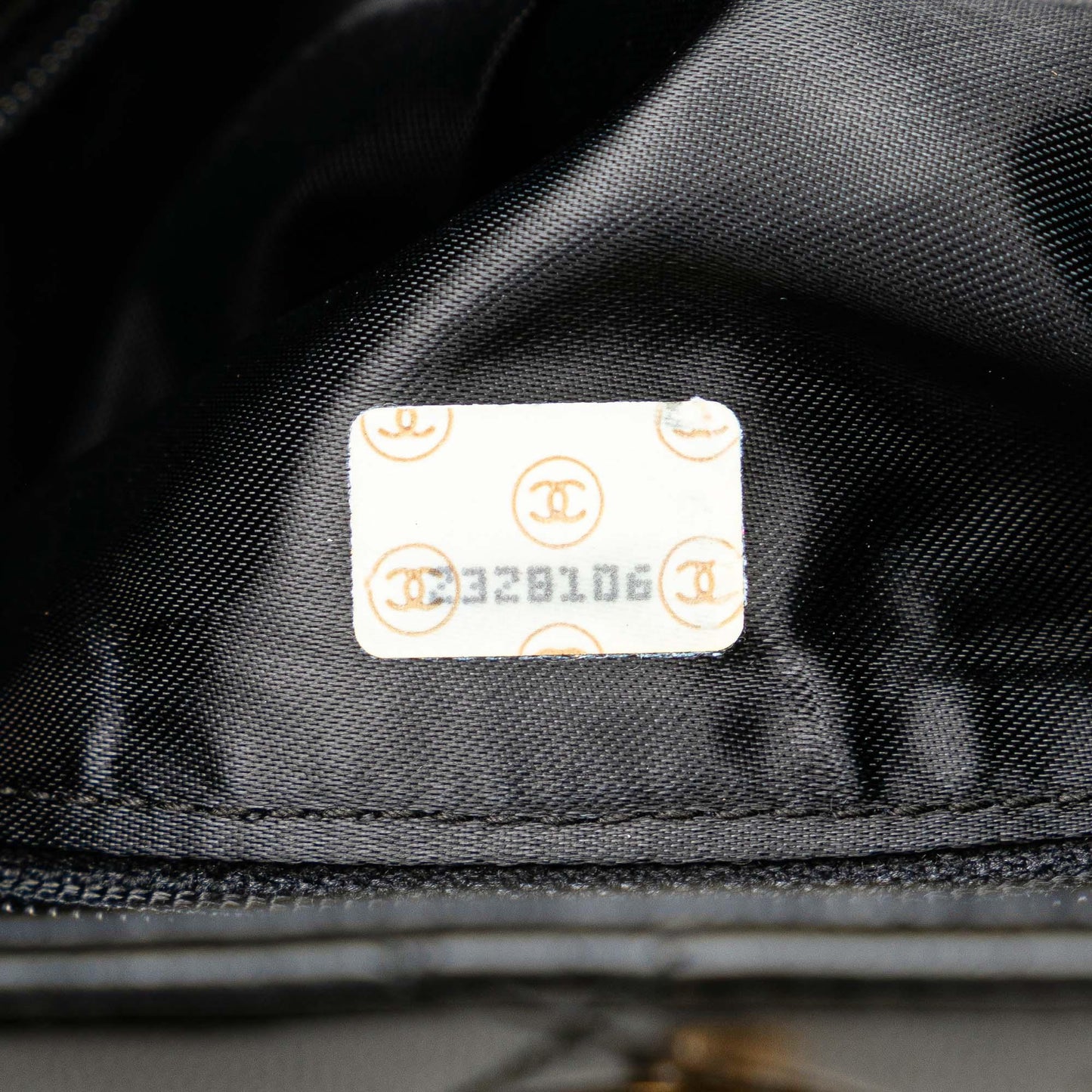 Black Chanel CC Quilted Lambskin Crossbody