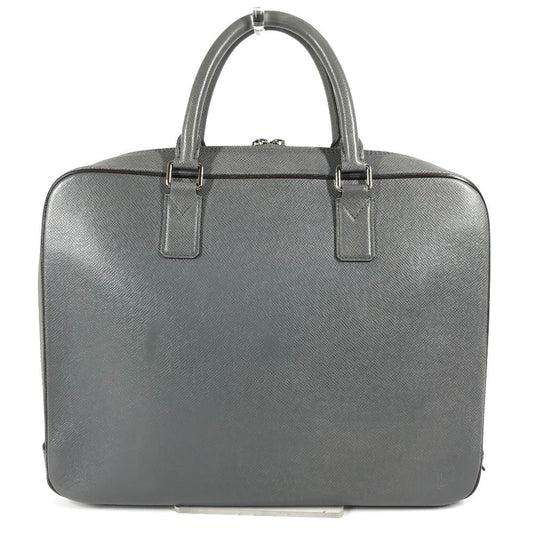 LOUIS VUITTON Business bag M32782 Taiga Leather gray Taiga Neo Igor mens