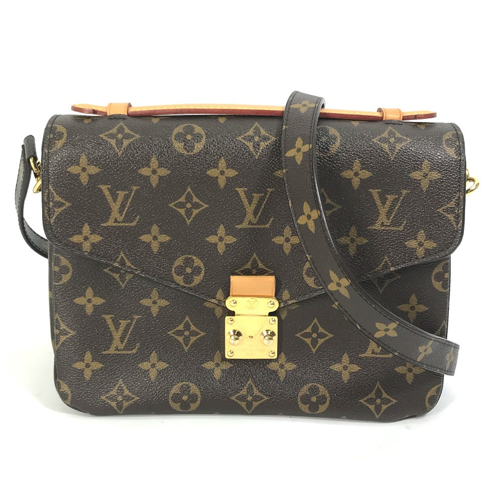 LOUIS VUITTON Handbag M44875 Monogram canvas Brown Monogram Pochette Metis MM Women