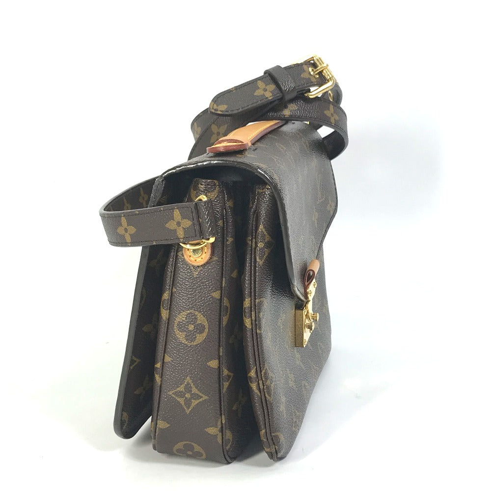 LOUIS VUITTON Handbag M44875 Monogram canvas Brown Monogram Pochette Metis MM Women