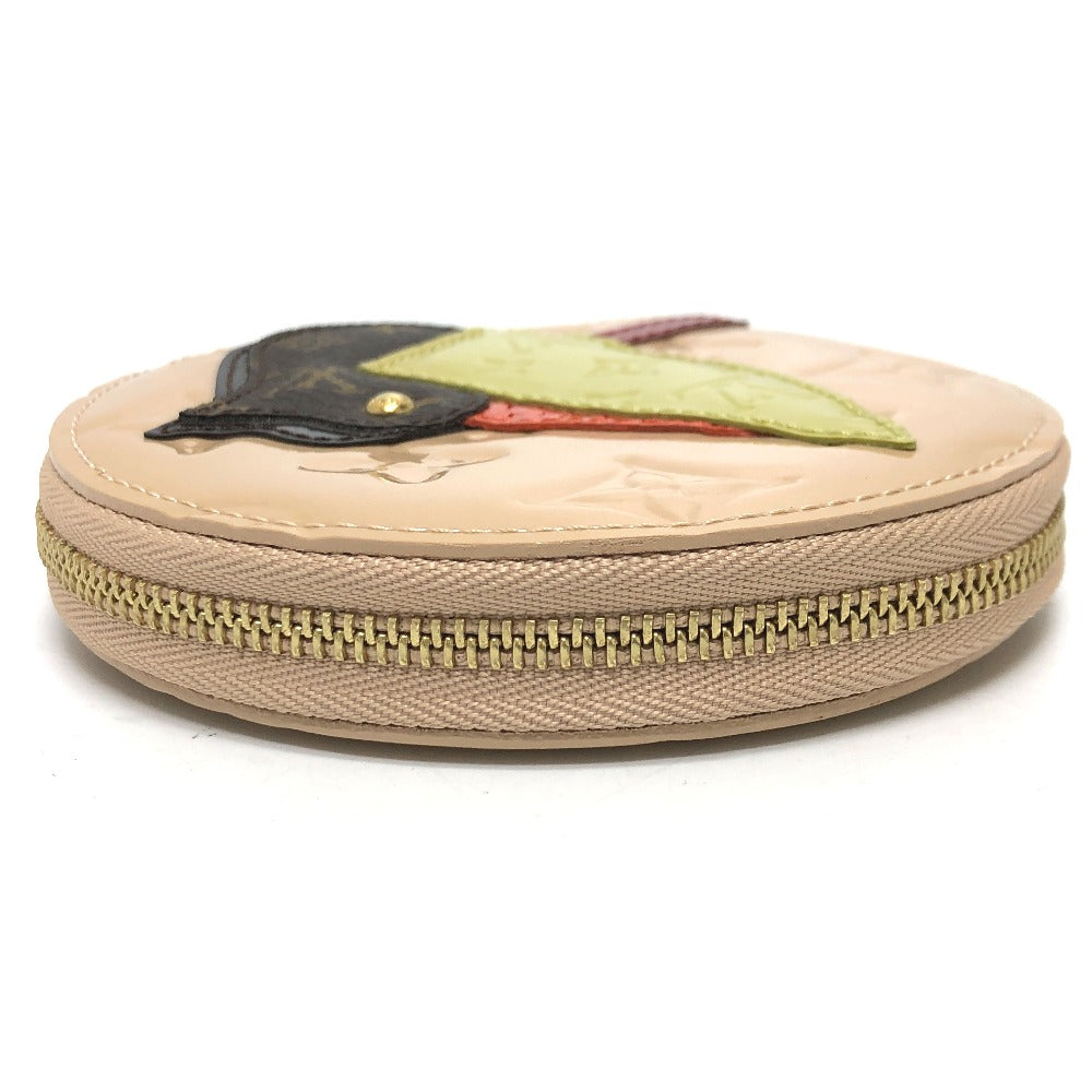 LOUIS VUITTON Coin case M91388 Monogram Vernis beige Monogram Vernis Portomonet Oiseau Women  d