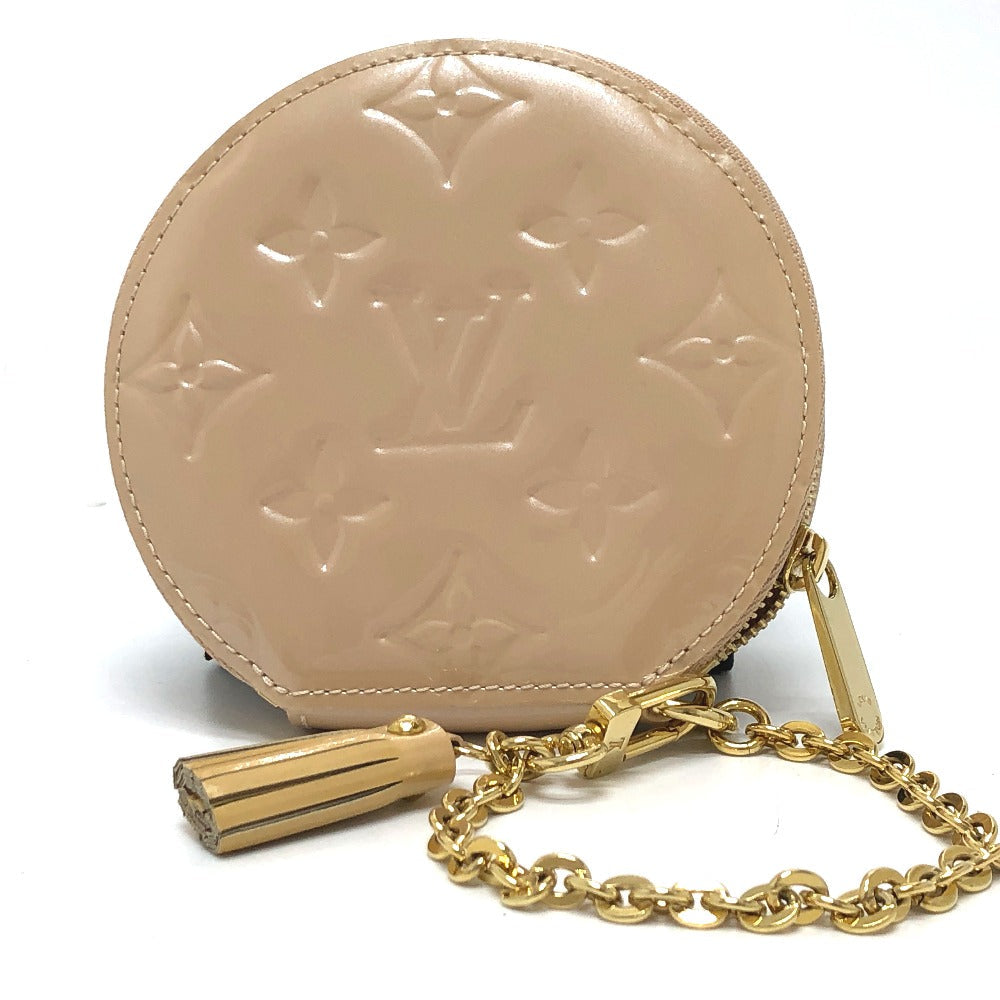LOUIS VUITTON Coin case M91388 Monogram Vernis beige Monogram Vernis Portomonet Oiseau Women  d