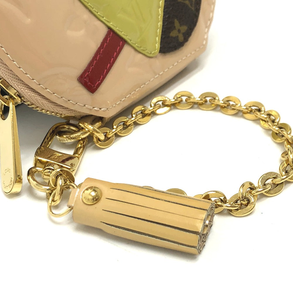 LOUIS VUITTON Coin case M91388 Monogram Vernis beige Monogram Vernis Portomonet Oiseau Women  d