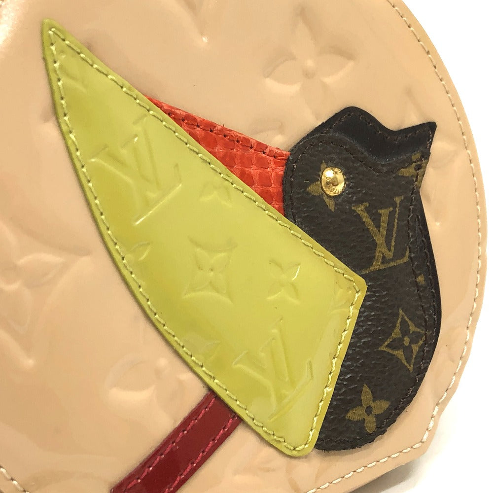 LOUIS VUITTON Coin case M91388 Monogram Vernis beige Monogram Vernis Portomonet Oiseau Women  d