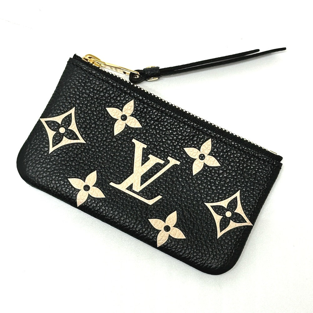 LOUIS VUITTON Coin case M80885 Monogram Ann Platt Leather black Monogram Ann Platt Pochette Cre Women  d