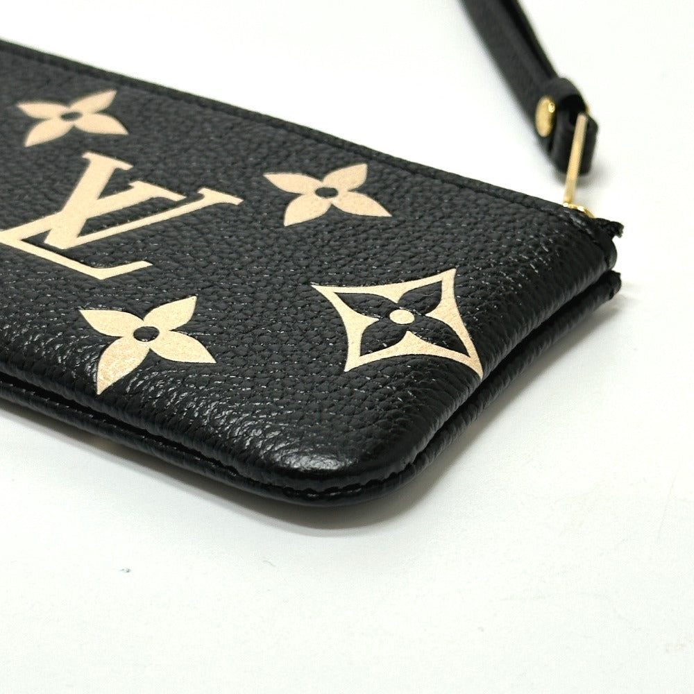 LOUIS VUITTON Coin case M80885 Monogram Ann Platt Leather black Monogram Ann Platt Pochette Cre Women  d
