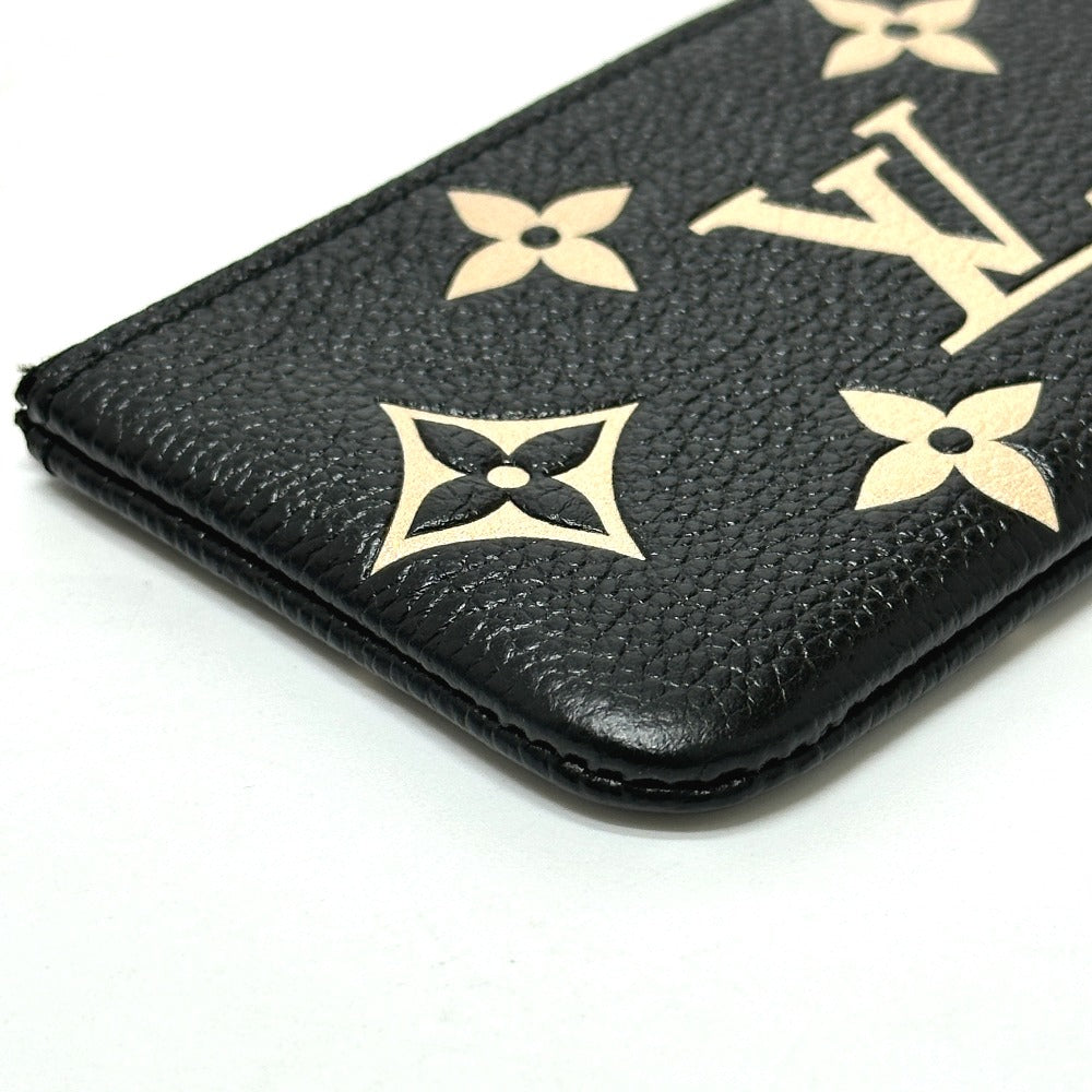LOUIS VUITTON Coin case M80885 Monogram Ann Platt Leather black Monogram Ann Platt Pochette Cre Women  d