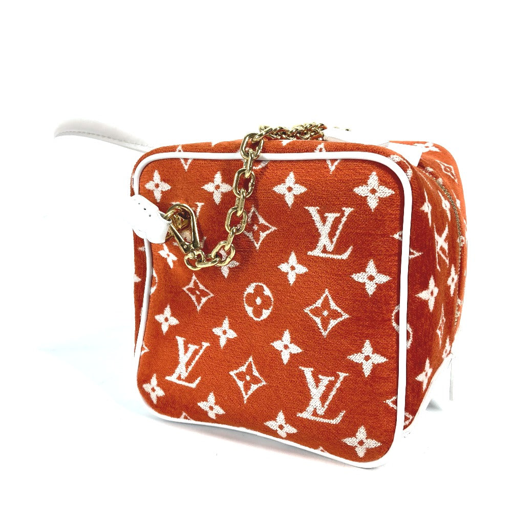 LOUIS VUITTON Handbag M46212 Velvet, Leather Orange LV Match Square Bag Women