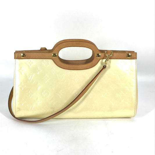LOUIS VUITTON Shoulder Bag M91374 Monogram Vernis Canvas white Monogram Vernis Roxbury Drive Women