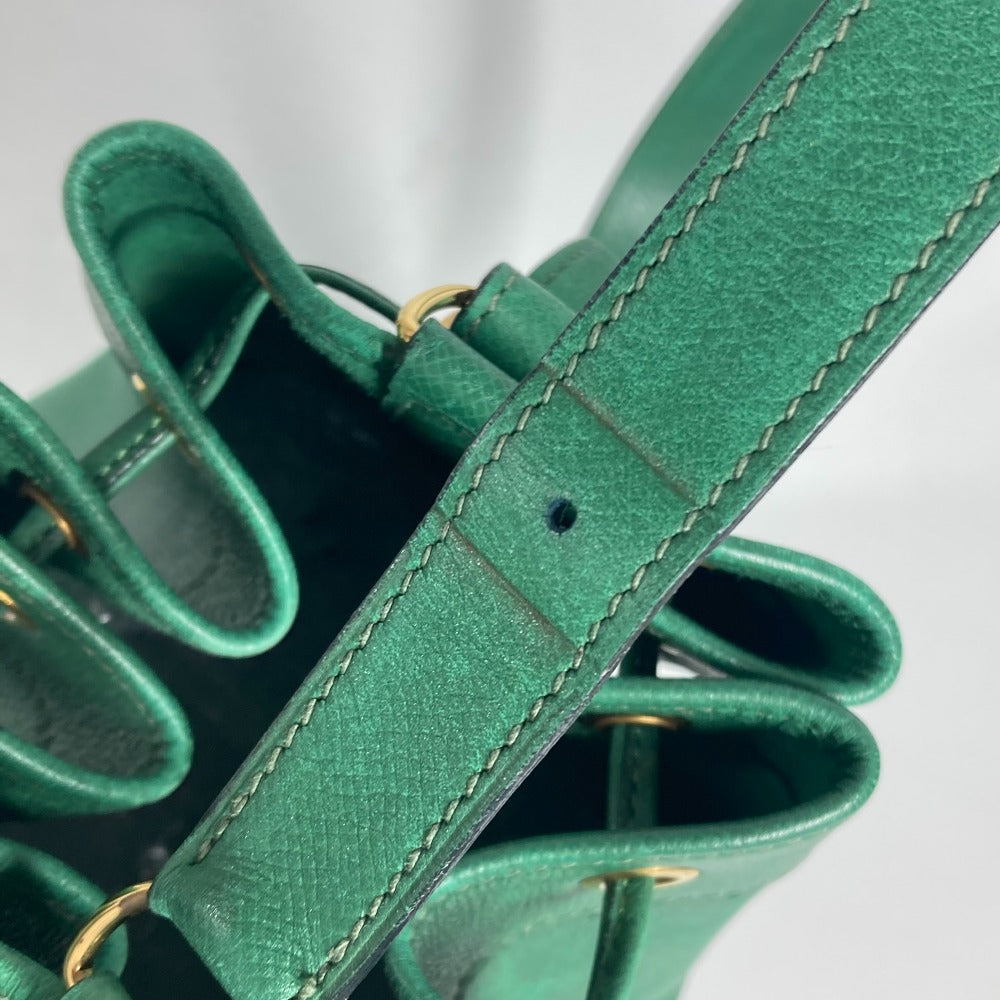 HERMES Shoulder Bag Courchevel green Drawstring Bag Crossbody Market GM Women  d