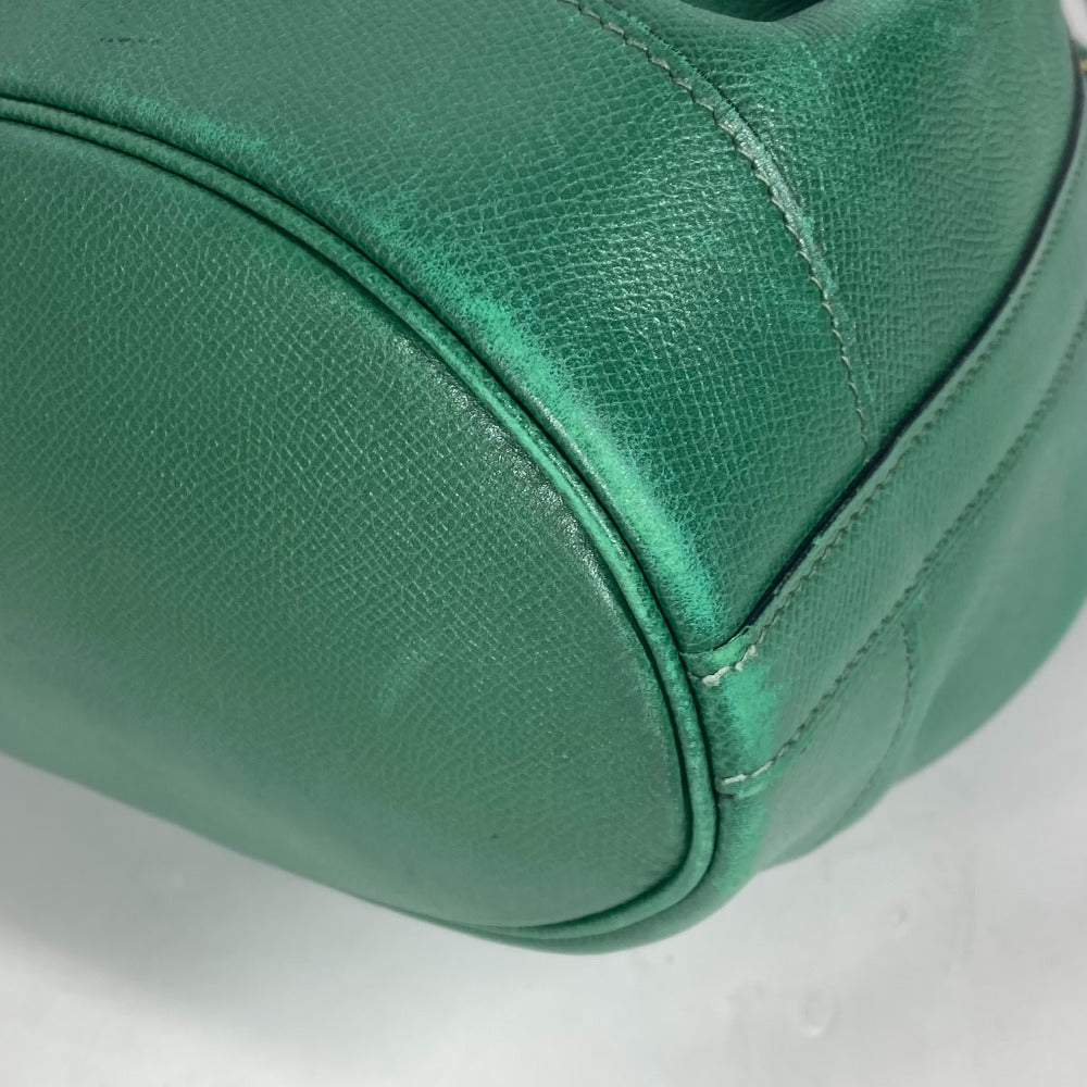 HERMES Shoulder Bag Courchevel green Drawstring Bag Crossbody Market GM Women  d