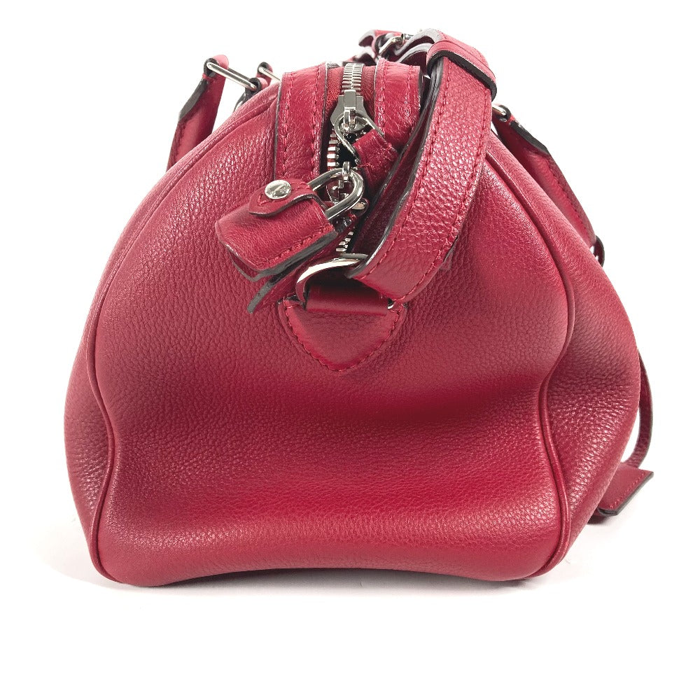 LOUIS VUITTON Handbag M94341  Voca Stains all leather Red Parnasea SC Bag PM Women