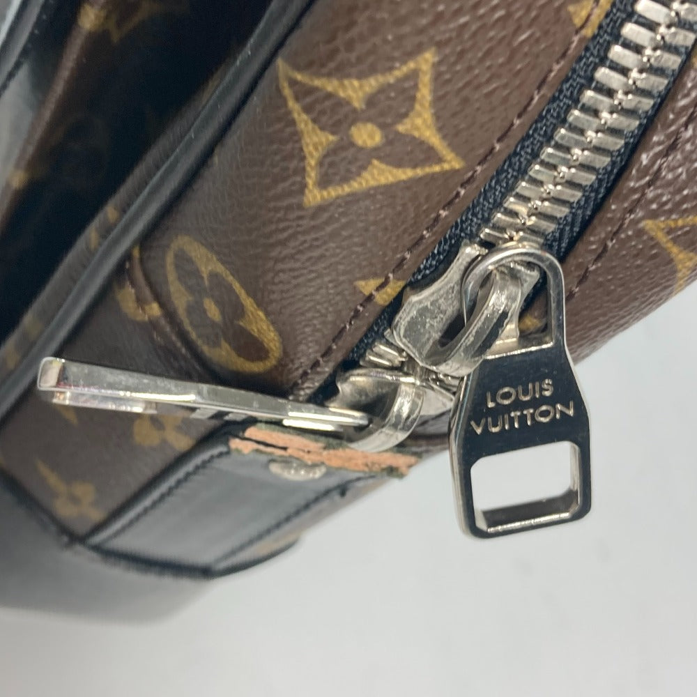 LOUIS VUITTON Business bag M56719 Monogram canvas, leather Brown Monogram macacer Soft briefcase