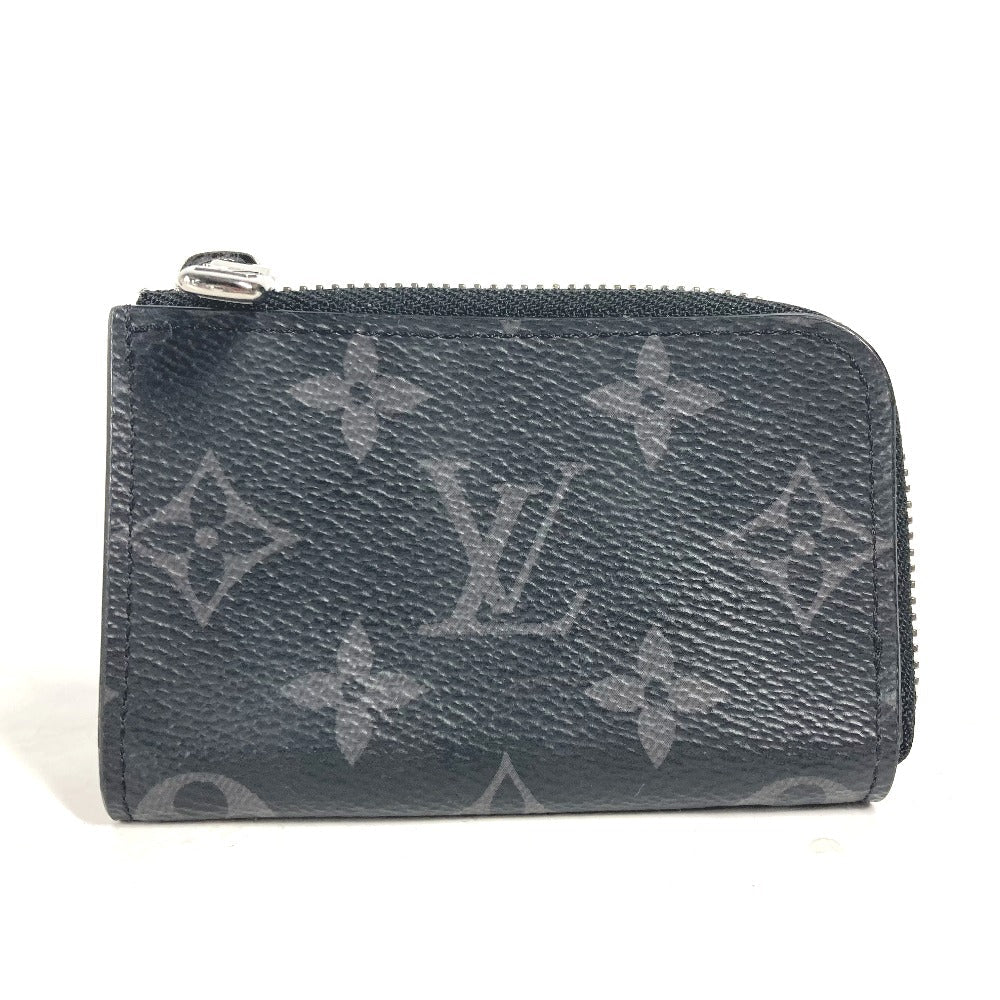 LOUIS VUITTON Coin case M63536 Monogram Eclipse Canvas black Monogram Eclipse Portemonejour mens  d