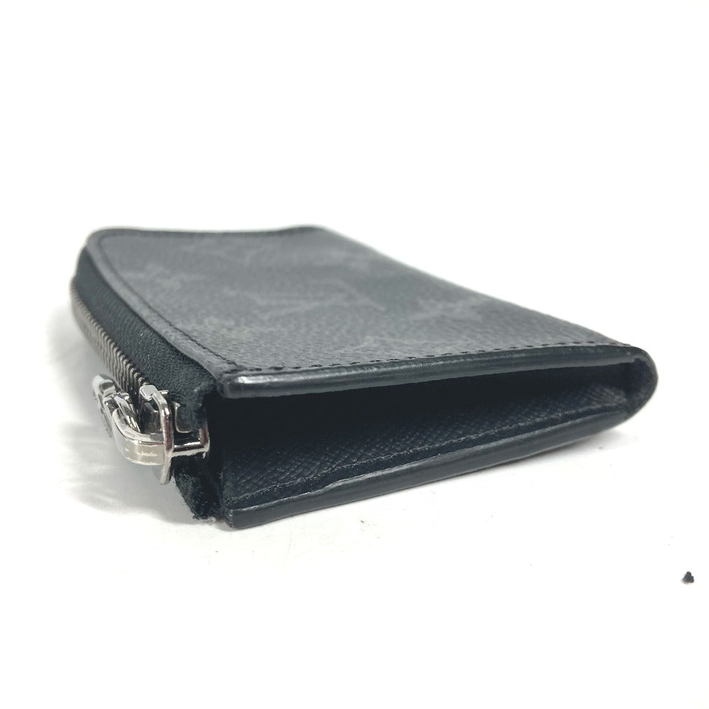LOUIS VUITTON Coin case M63536 Monogram Eclipse Canvas black Monogram Eclipse Portemonejour mens  d