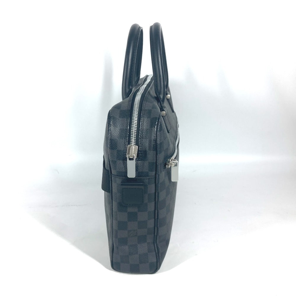 LOUIS VUITTON Business bag N23211 Damier Grafitto Canvas black Damier Grafitte Horizon mens  d