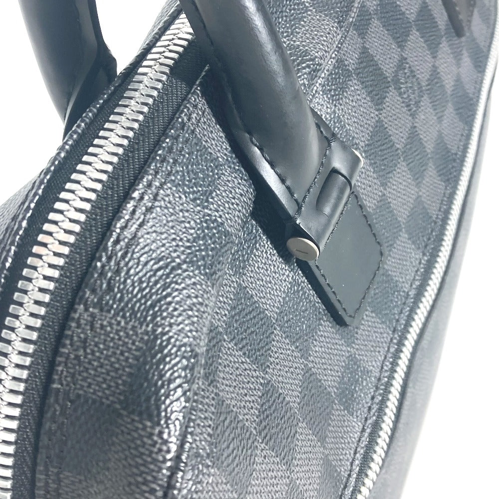 LOUIS VUITTON Business bag N23211 Damier Grafitto Canvas black Damier Grafitte Horizon mens  d