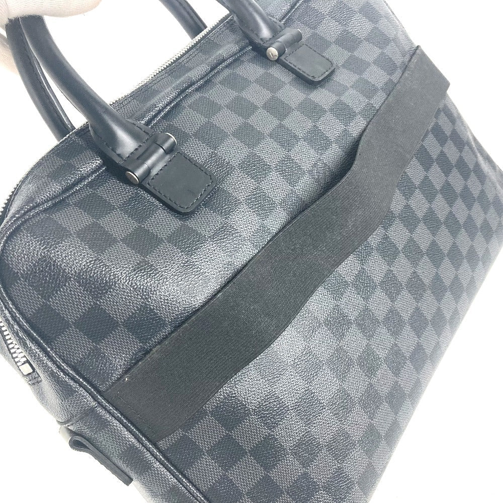 LOUIS VUITTON Business bag N23211 Damier Grafitto Canvas black Damier Grafitte Horizon mens  d