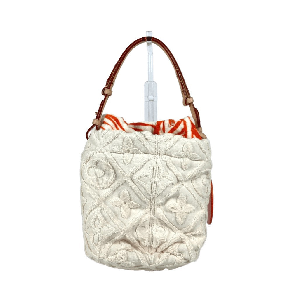 LOUIS VUITTON Shoulder Bag M25146 cotton white Monogram Bucket・LV Vacation