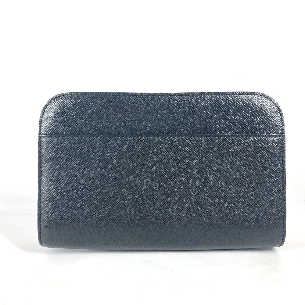 LOUIS VUITTON business bag M30182 Taiga Leather black Taiga Baikal mens  d