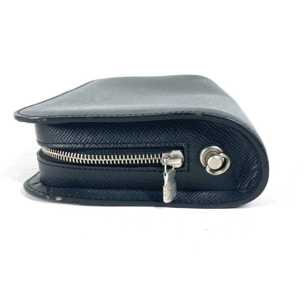 LOUIS VUITTON business bag M30182 Taiga Leather black Taiga Baikal mens  d