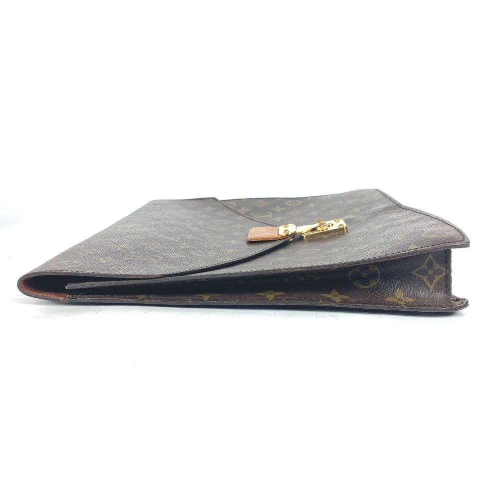LOUIS VUITTON Clutch bag M53335 Monogram canvas Brown Monogram Porte Document Senator unisex(Unisex)  d