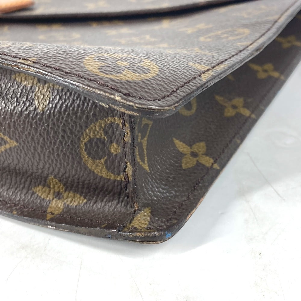 LOUIS VUITTON Clutch bag M53335 Monogram canvas Brown Monogram Porte Document Senator unisex(Unisex)  d