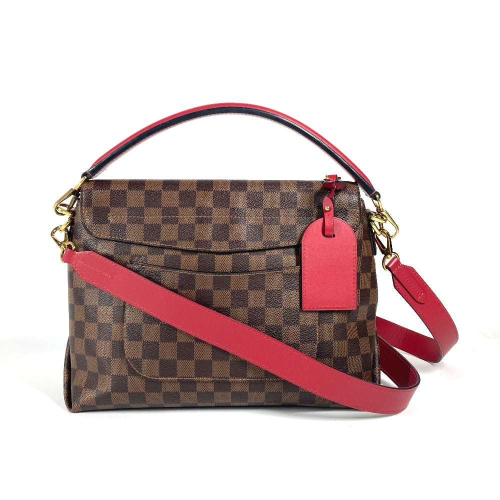 LOUIS VUITTON Handbag N40176 Damier canvas Brown Damier Bobble Scarlet