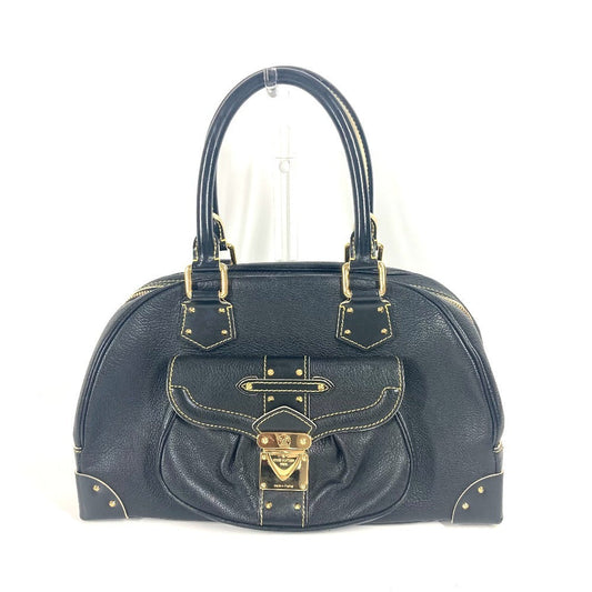 LOUIS VUITTON Handbag M91892 Suhari leather black Suhari Spaerb Women