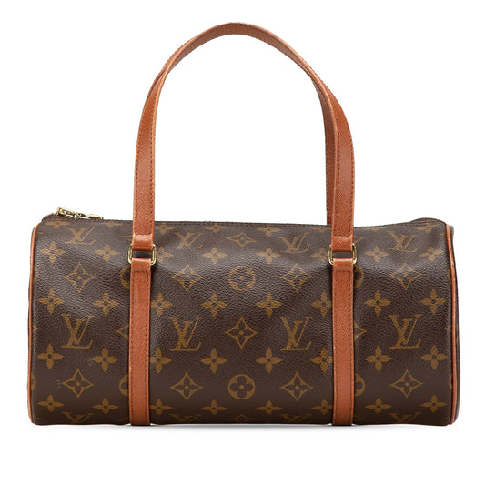 Brown Louis Vuitton Monogram Papillon 30 Handbag