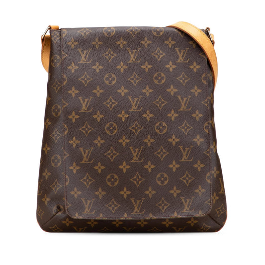 Brown Louis Vuitton Monogram M tte Salsa GM Crossbody Bag