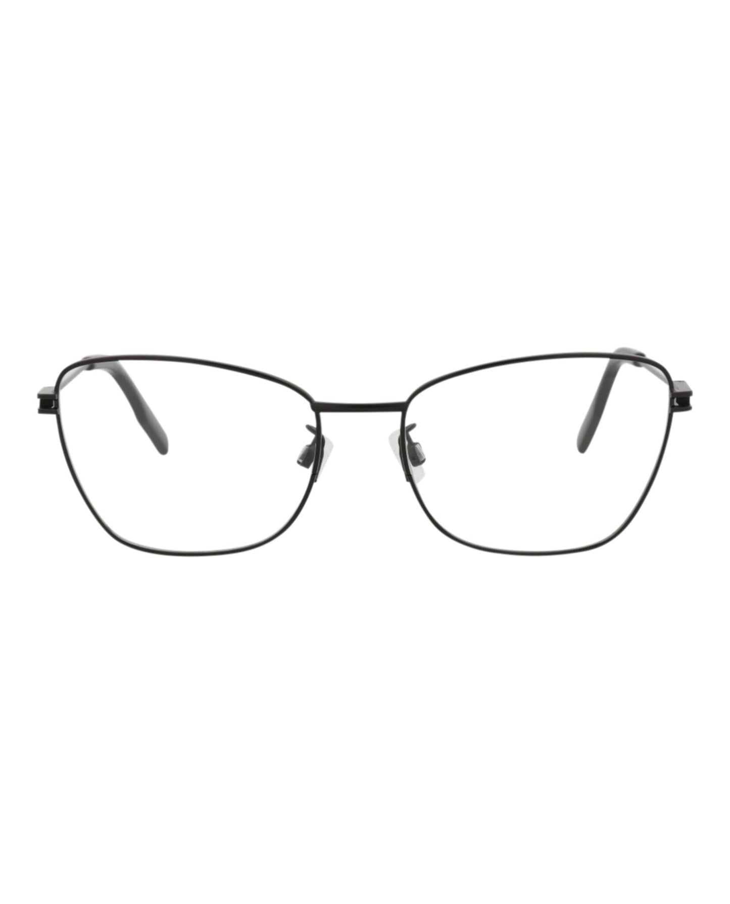 McQ Alexander McQueen Womens Cat Eye Black Black Transparent Fashion Designer Eyewear