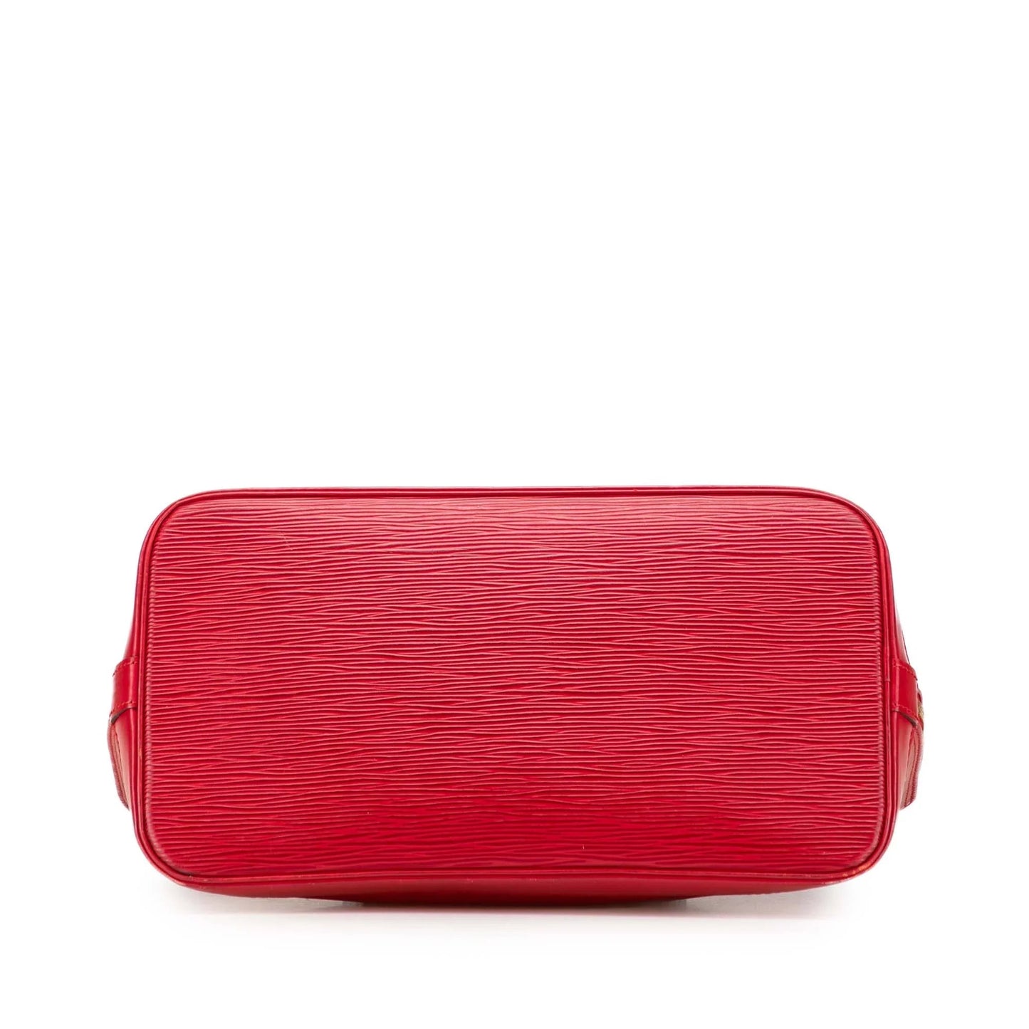 Red Louis Vuitton Epi Alma PM Handbag
