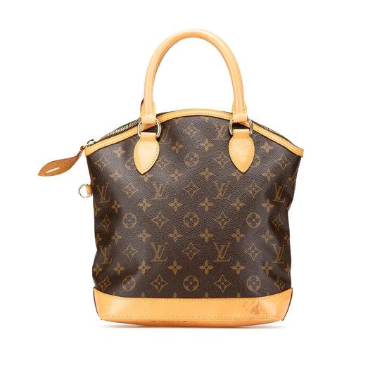 Brown Louis Vuitton Monogram Lockit PM Handbag