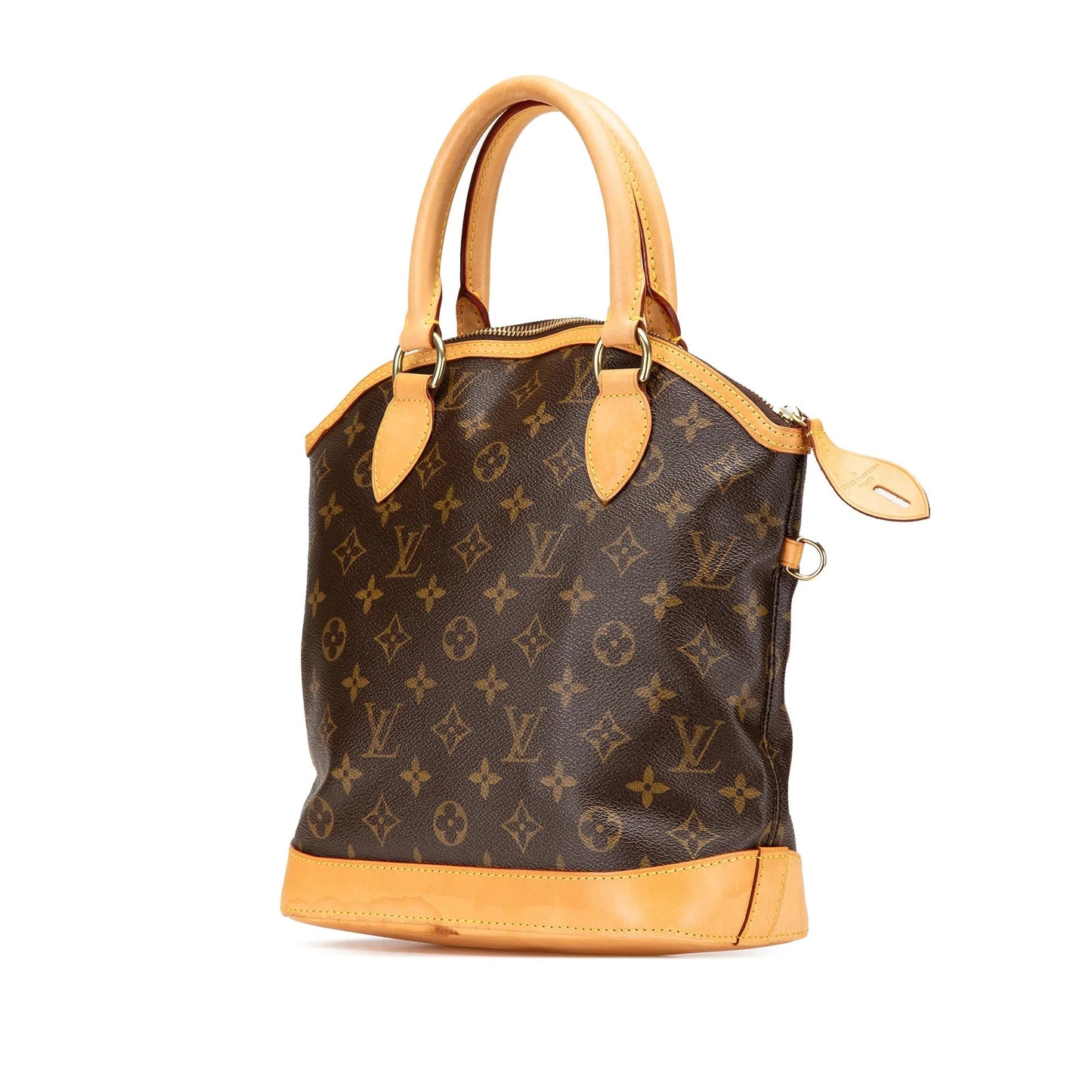 Brown Louis Vuitton Monogram Lockit PM Handbag
