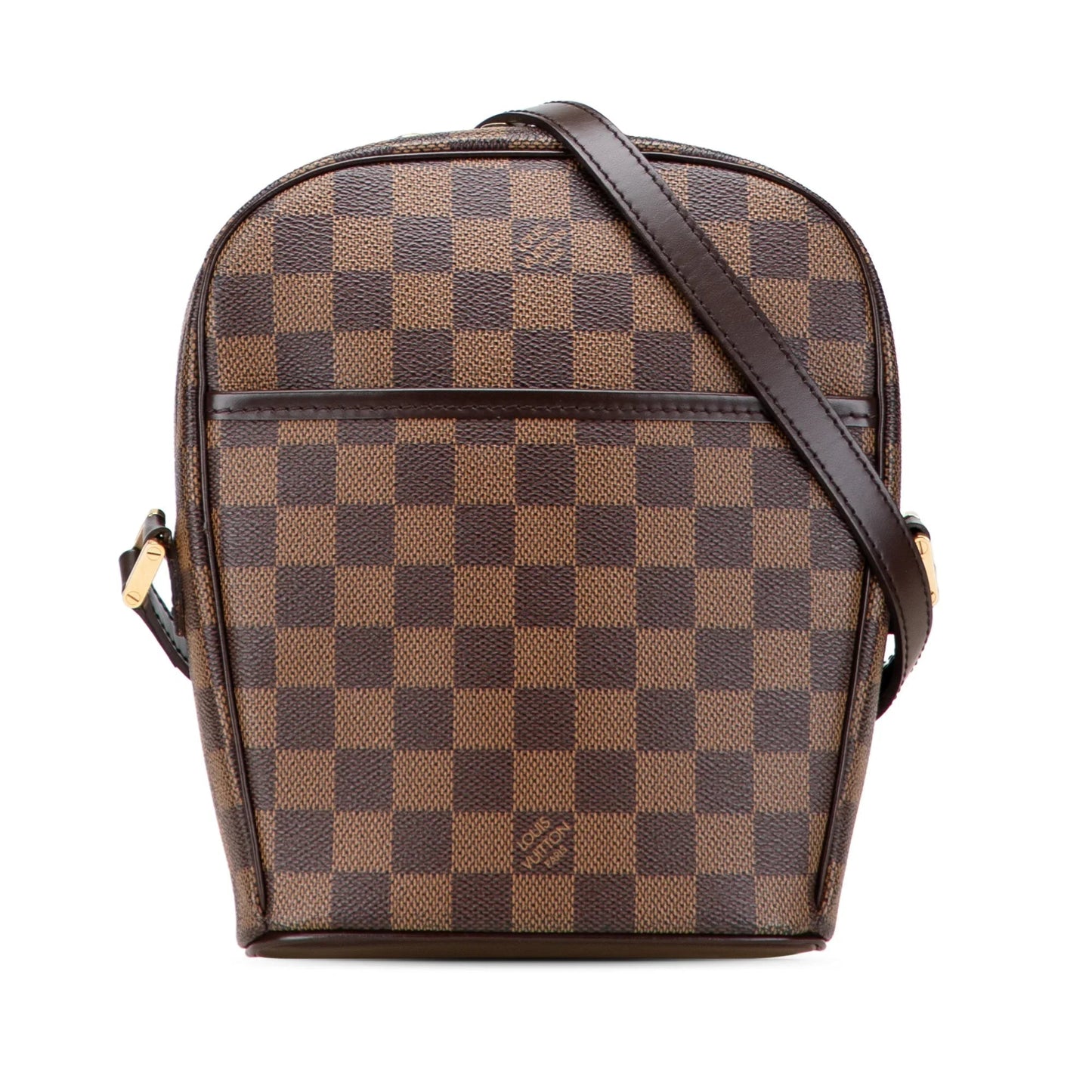 Brown Louis Vuitton Damier Ebene Ipanema PM Crossbody Bag