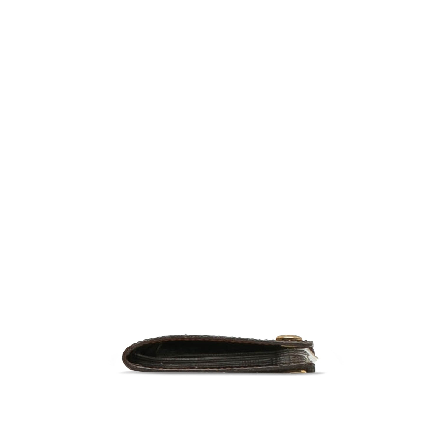 Brown Louis Vuitton Monogram Porte-Cartes Credit Pression Card Holder
