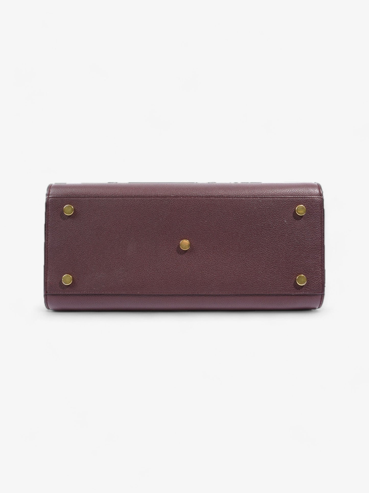 Saint Laurent Sac De Jour Maroon Grained Leather Small