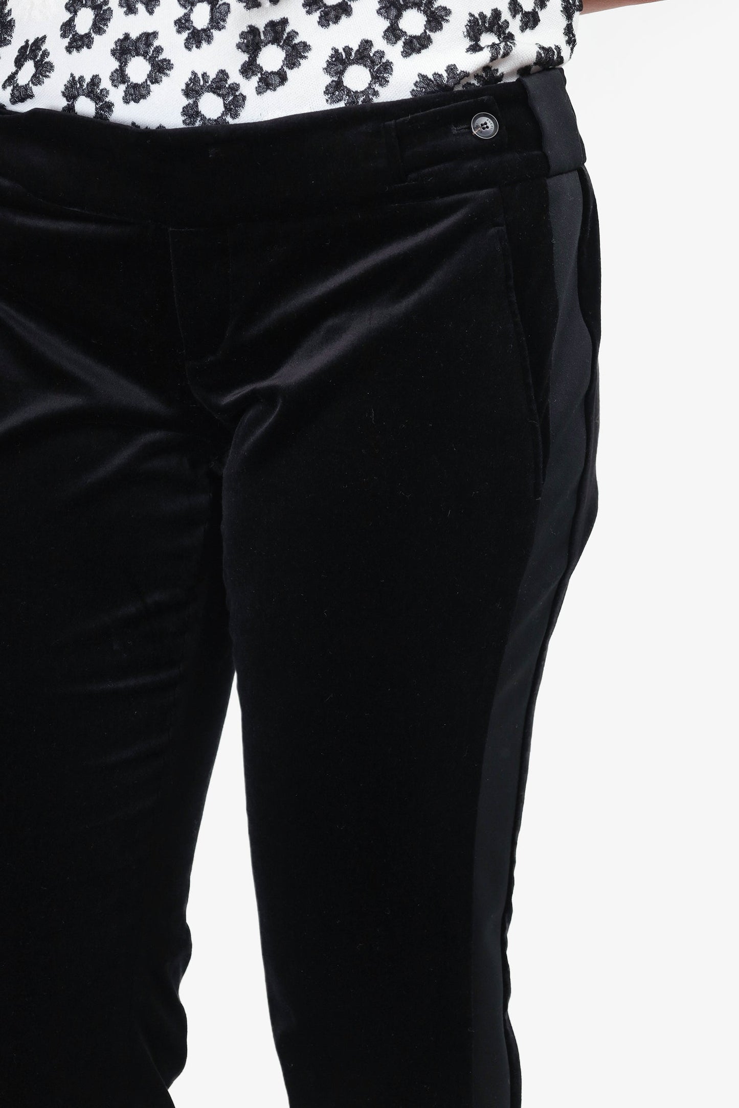Gucci Black Velvet Tro rs Size M