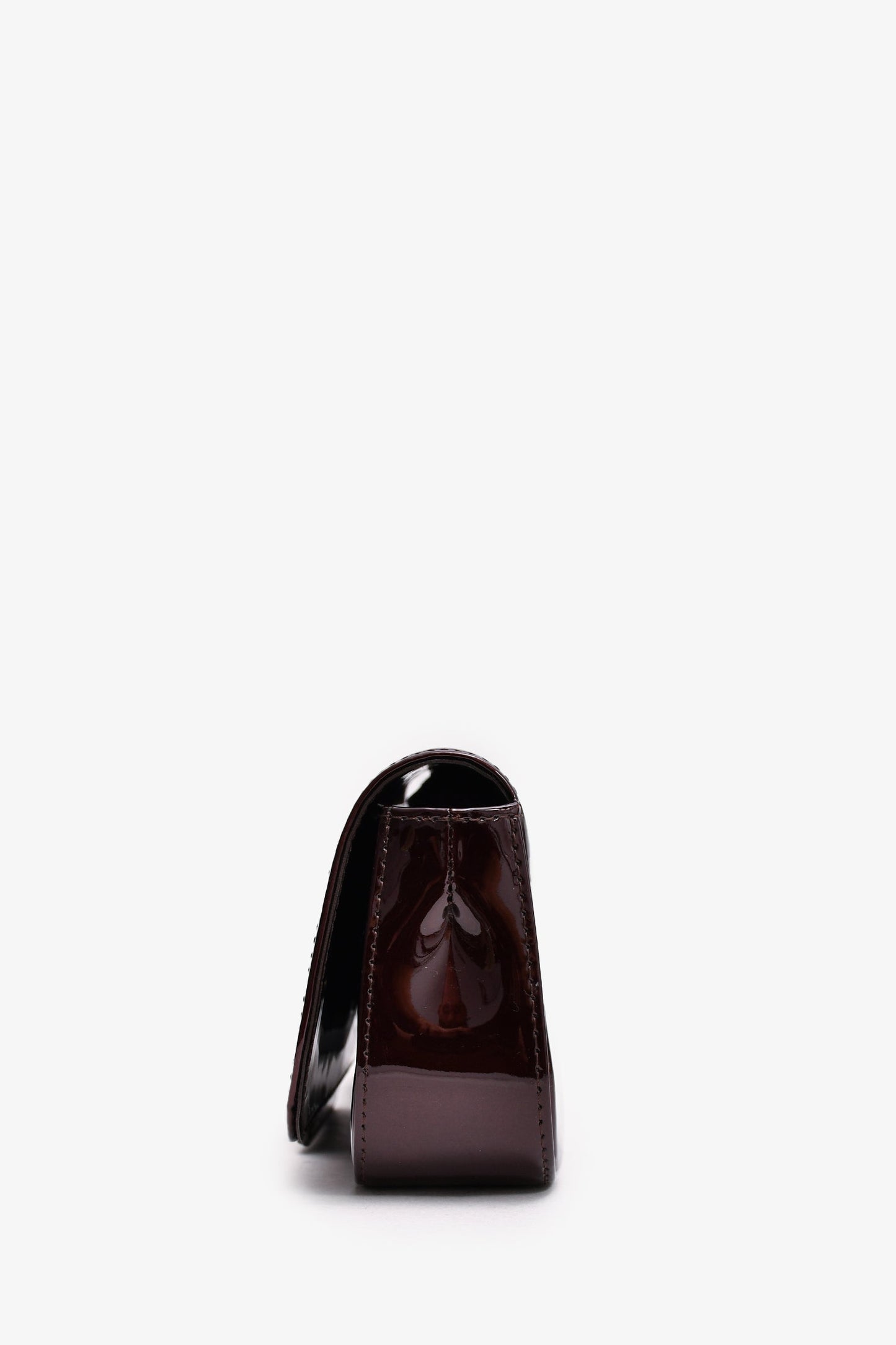 Louis Vuitton 2010 Burgundy Vernis Sobe Clutch