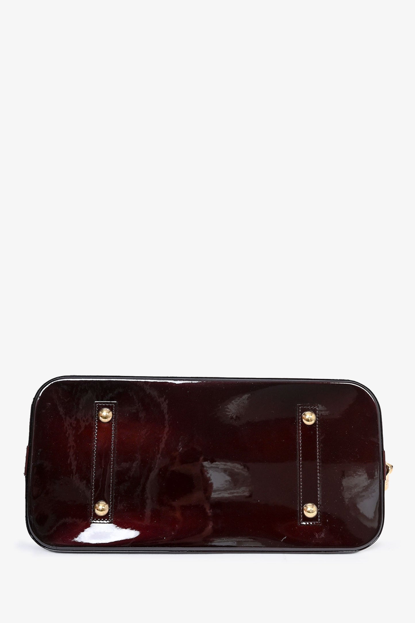 Louis Vuitton 2009 Amarante Vernis Alma GM Top Handle