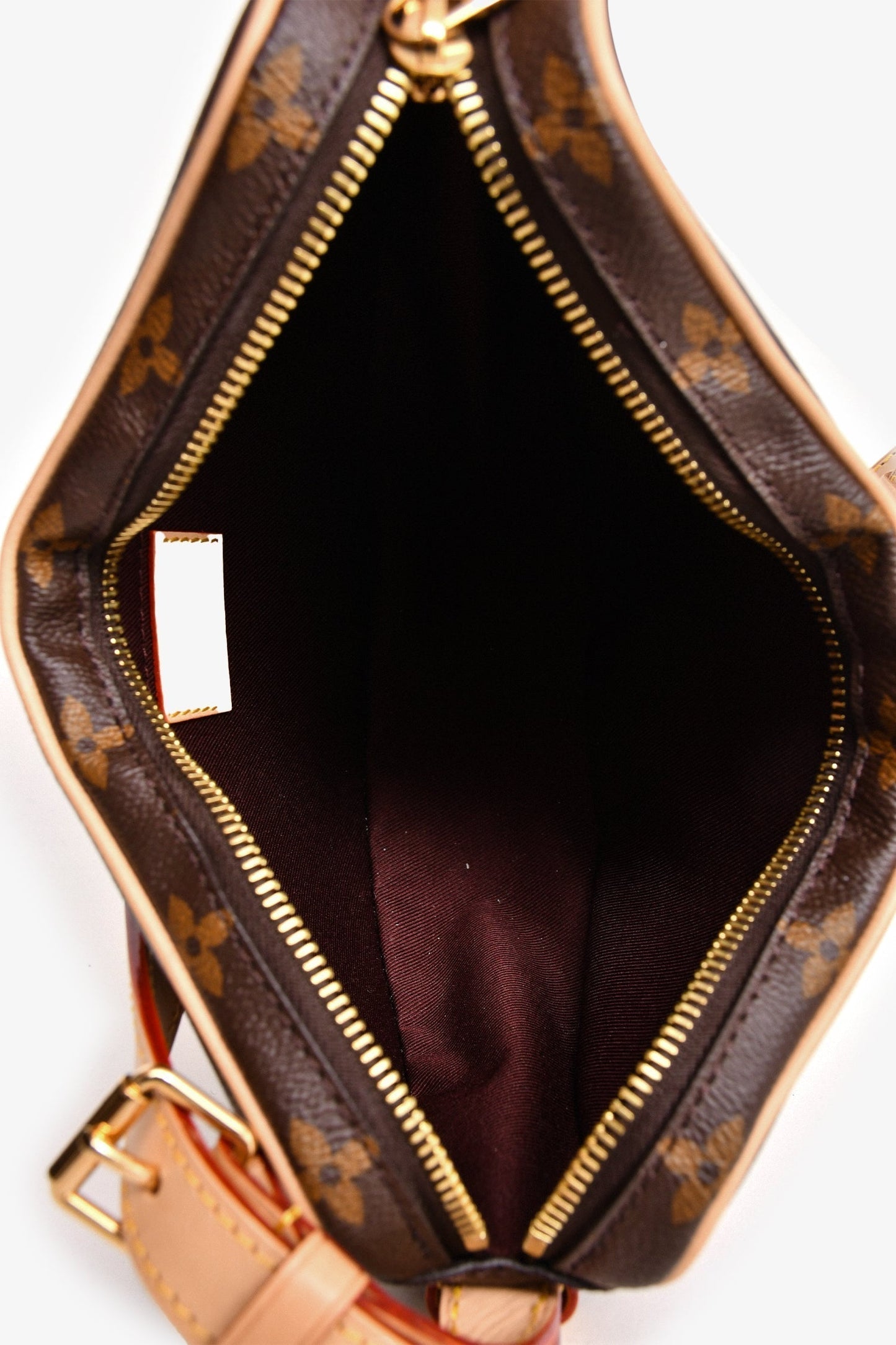 Louis Vuitton 2024 Monogram MM Croissant + Charm Bag