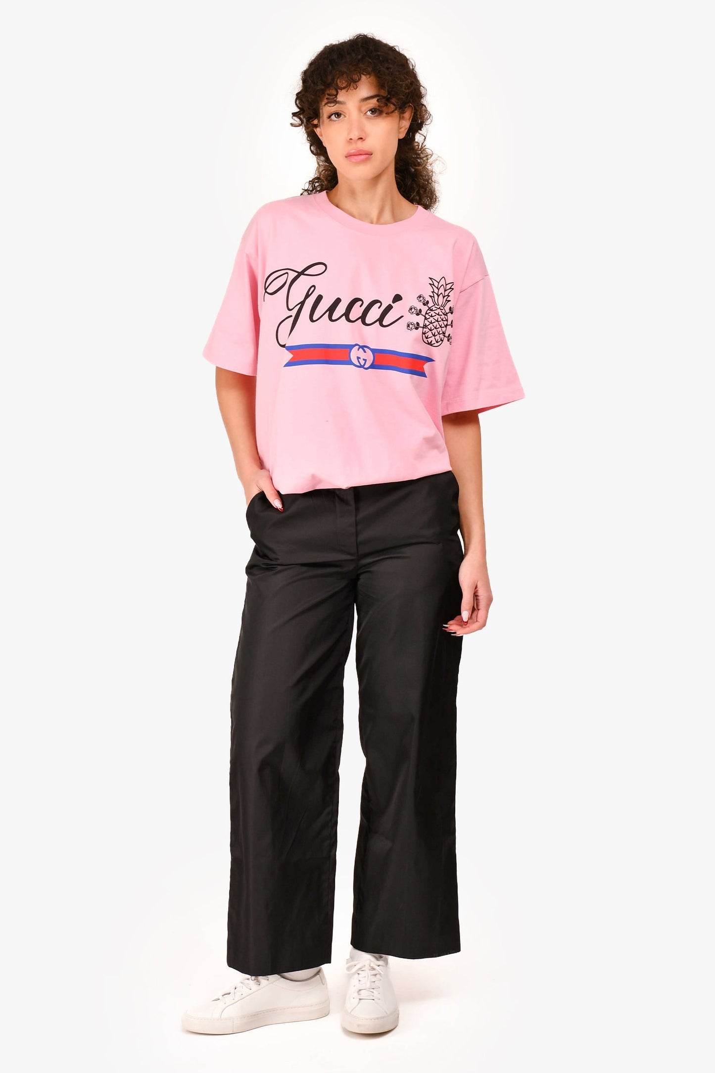 Prada 2020 Black Re-Nylon Straight Legged Pants Size 38