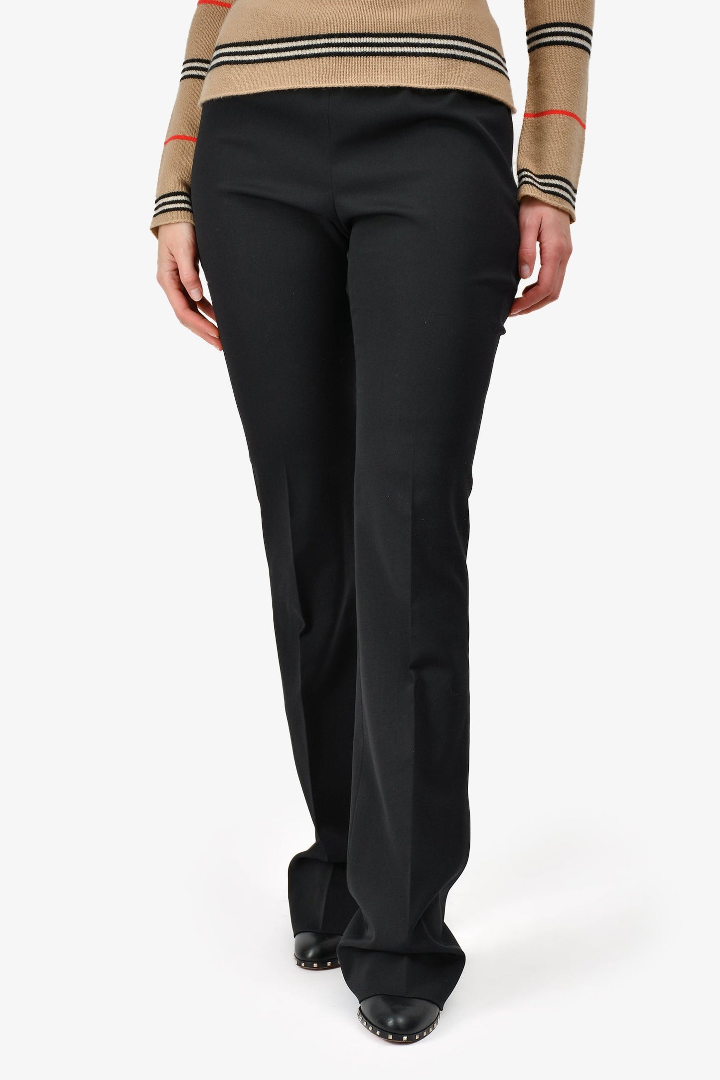 Gucci Black Straight Leg Tro rs Size 44