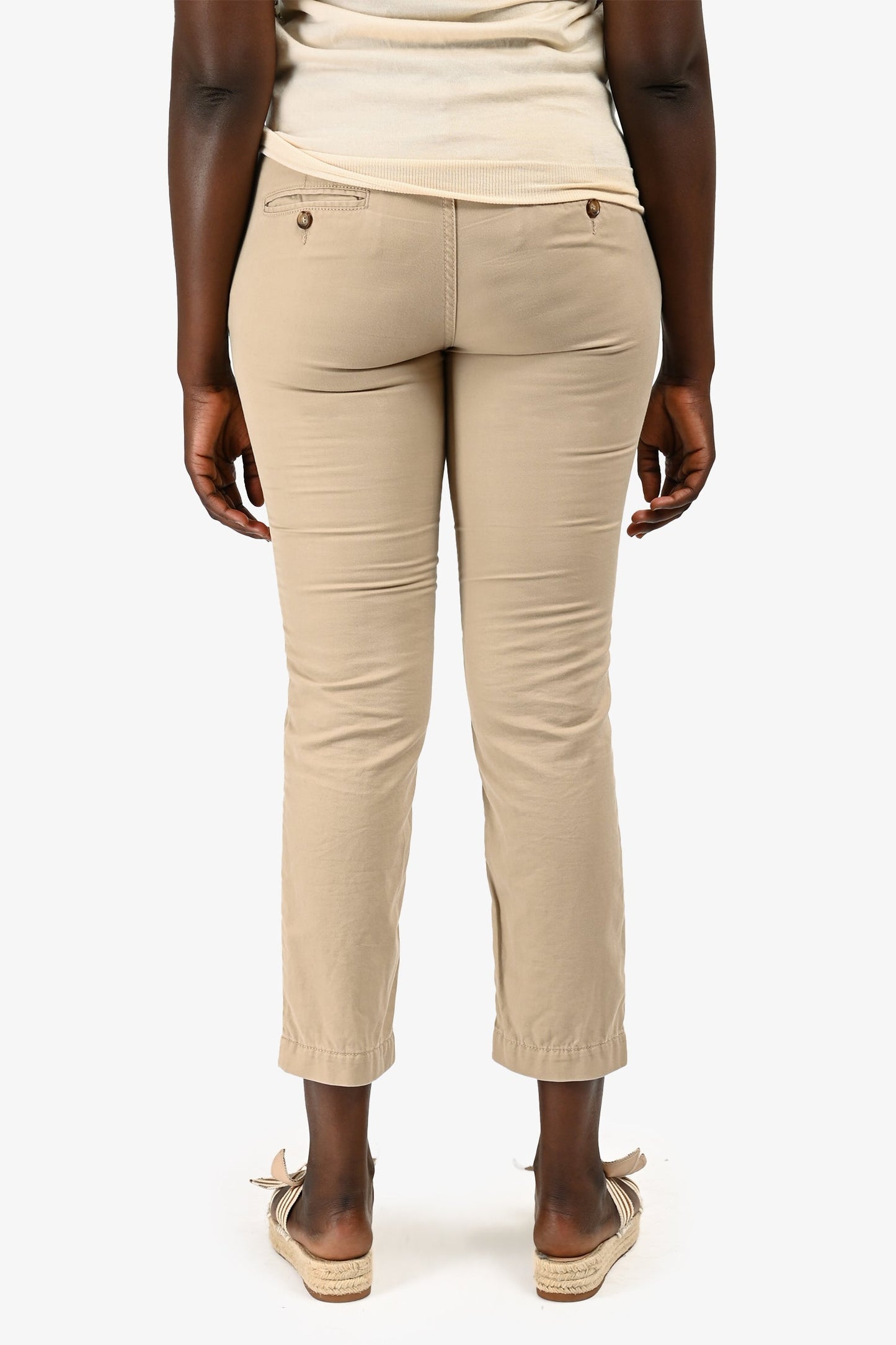 Gucci   Brown Cotton Chino Pants Size 42