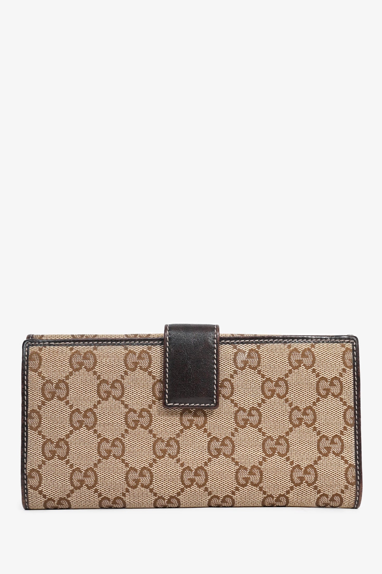 Gucci   GG Monogram Horsebit Long Wallet
