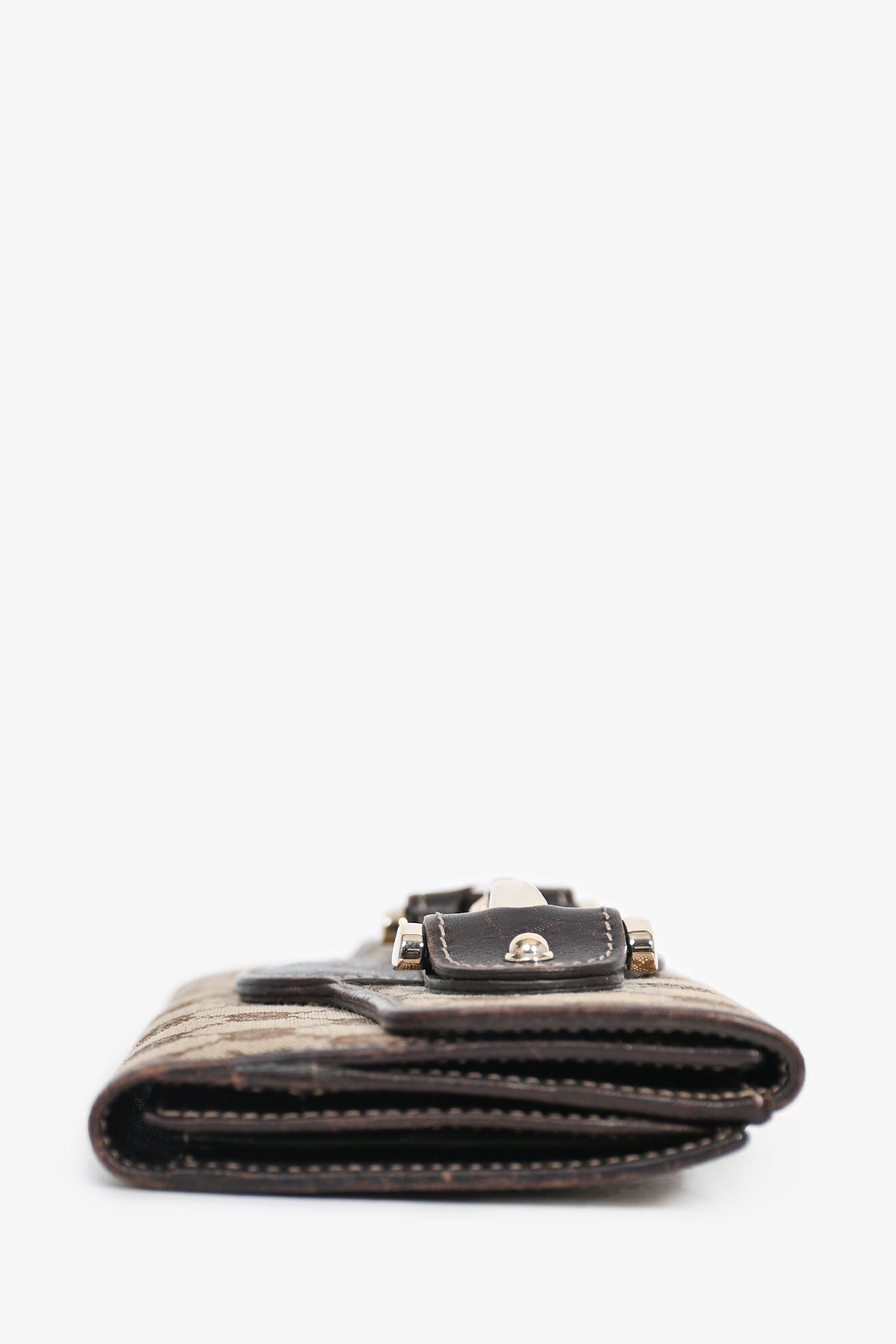 Gucci   GG Monogram Horsebit Long Wallet