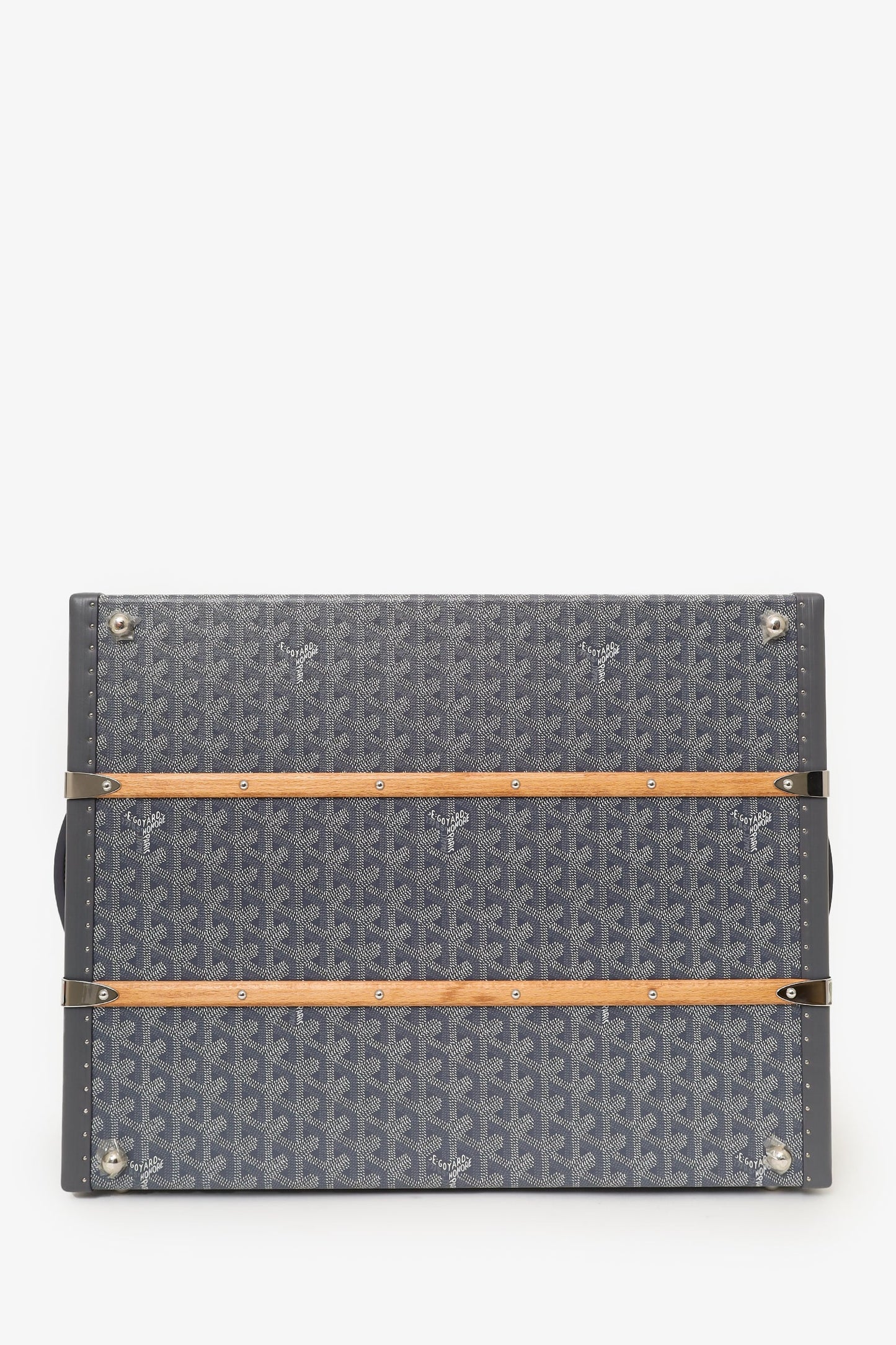 Goyard Grey Goyardine Canvas Limited Edition 4-Piece Art Book & Trunk Set