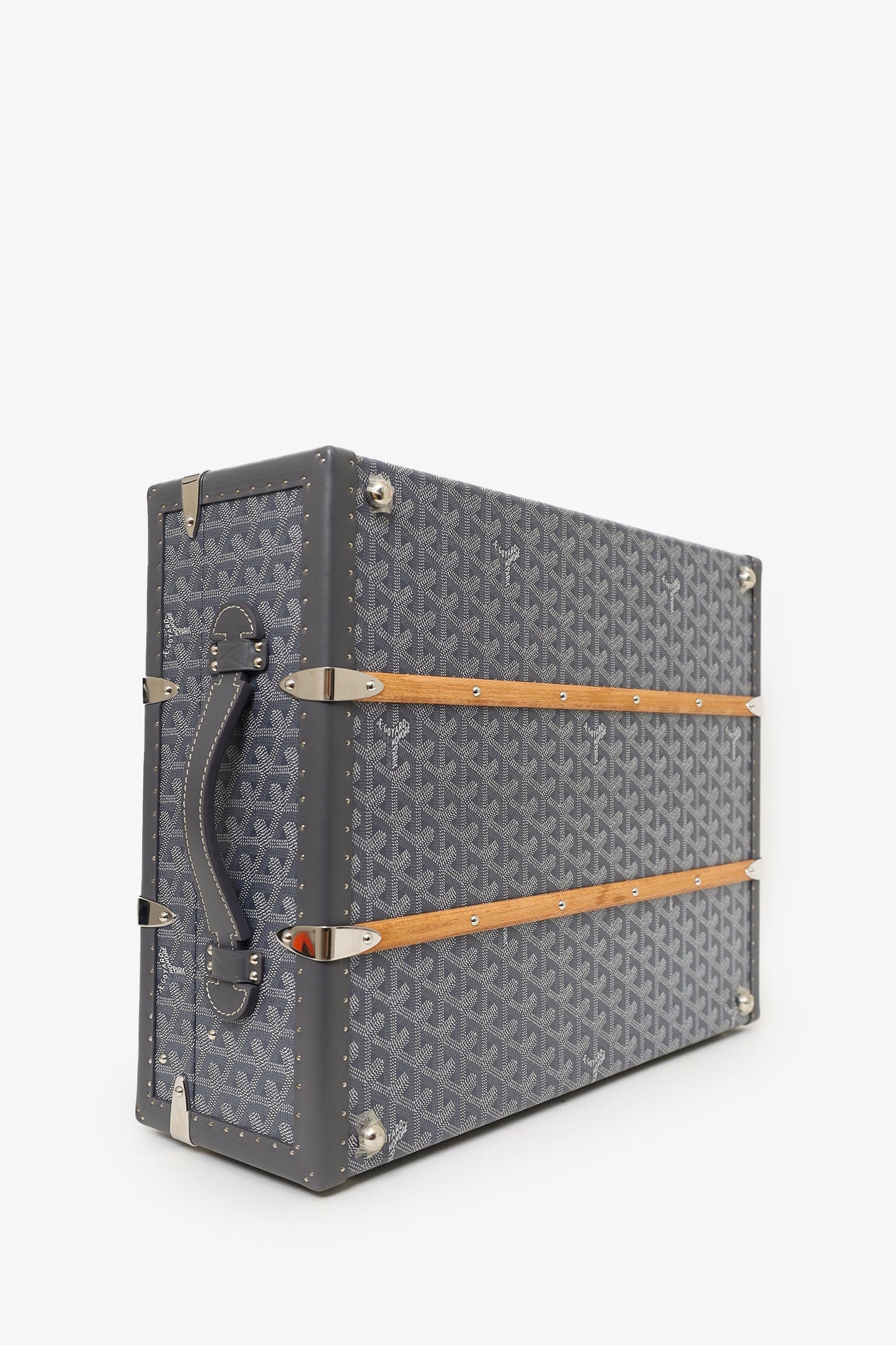 Goyard Grey Goyardine Canvas Limited Edition 4-Piece Art Book & Trunk Set
