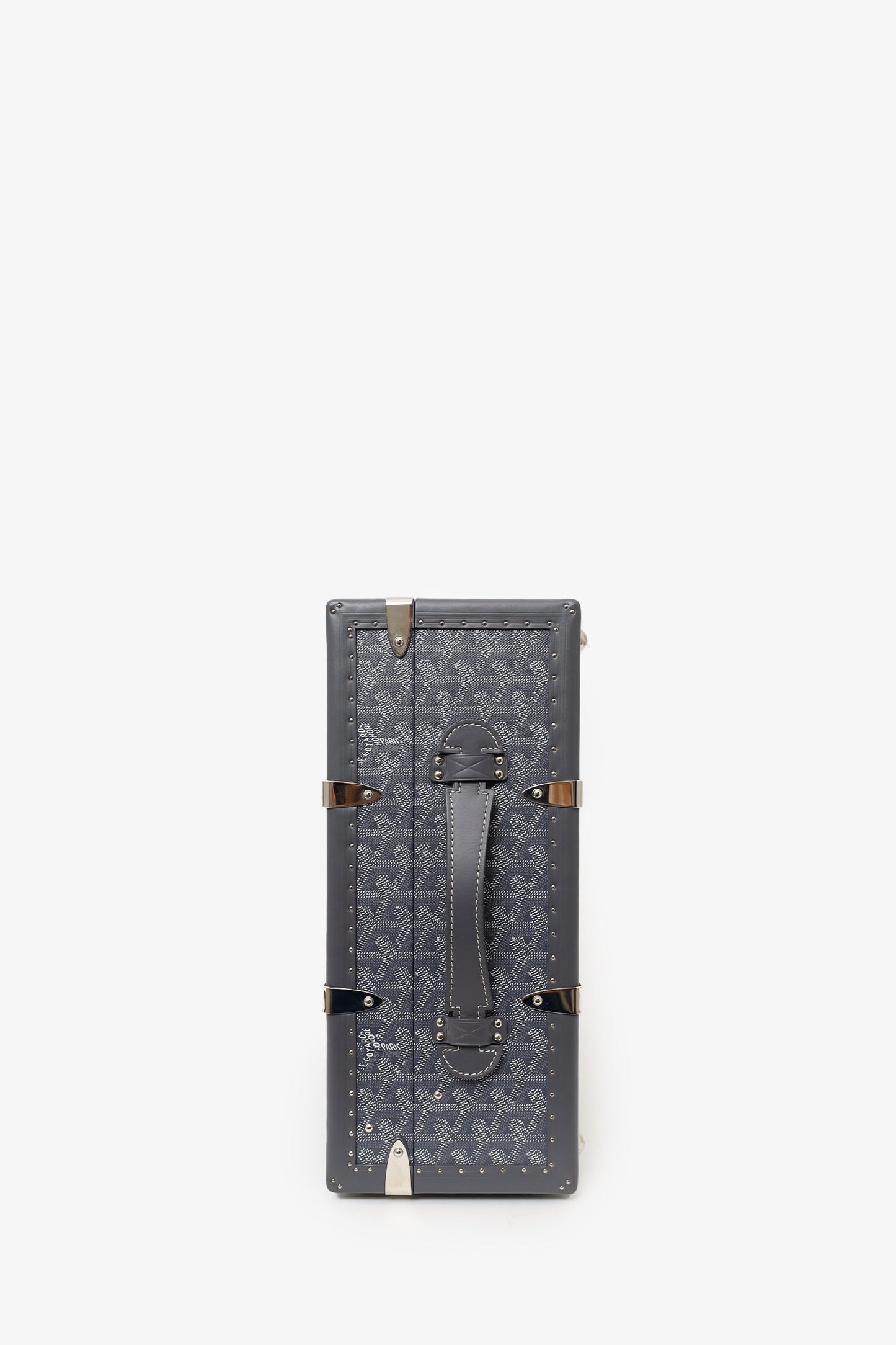 Goyard Grey Goyardine Canvas Limited Edition 4-Piece Art Book & Trunk Set